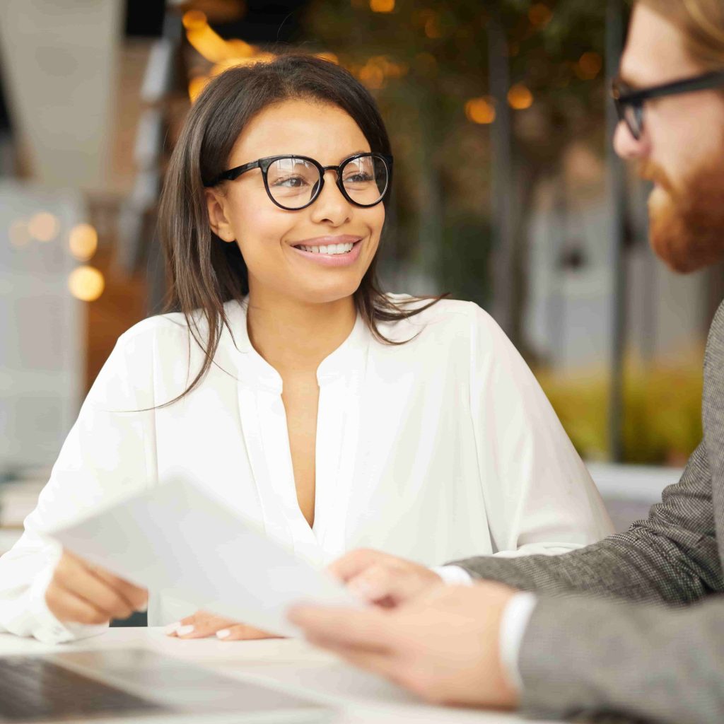 échange avec le client